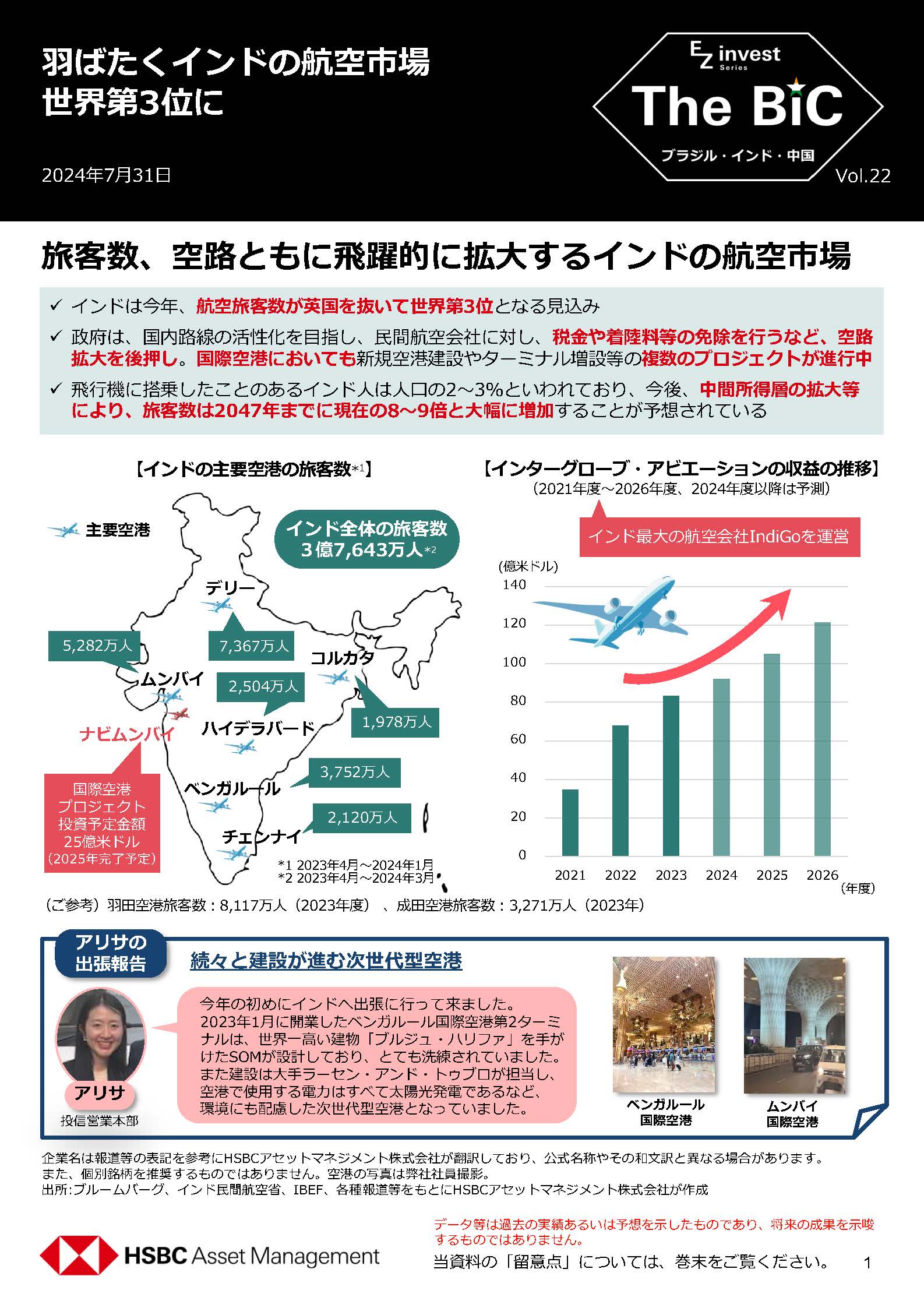 The BiC - 羽ばたくインドの航空市場、世界第3位に
