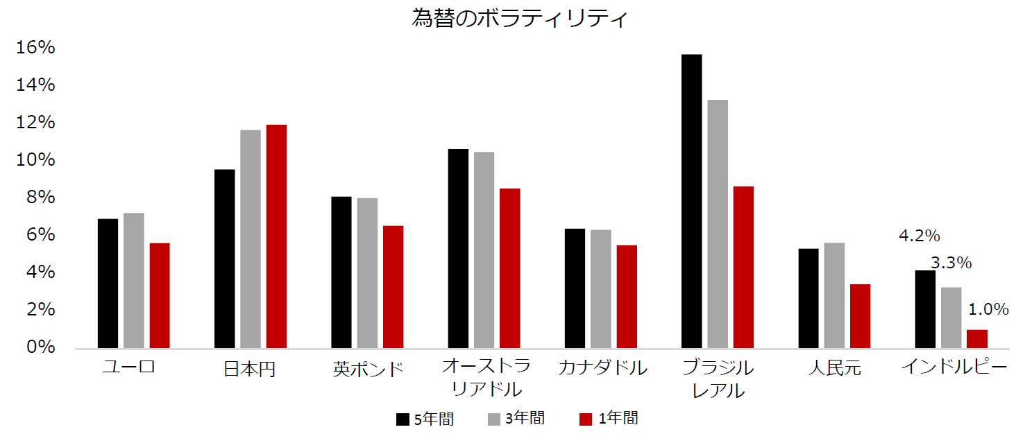 為替のボラティリティ